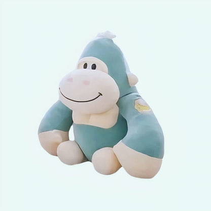 Peluche gorille bleu