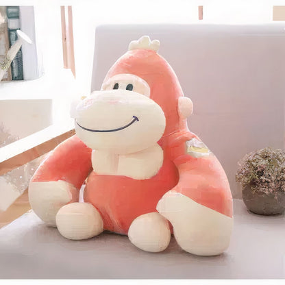 Peluche gorille orange