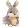 Peluche lapin lièvre gris