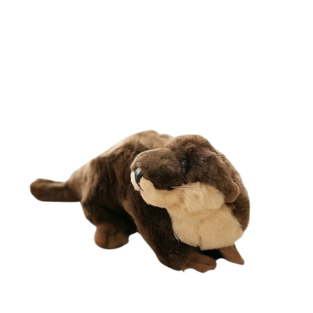 Peluche loutre marron