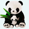 Peluche maman et bébé panda