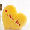 Peluche oreiller jaune I Love You