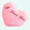 Peluche oreiller rose I Love You