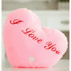 Peluche oreiller rose I Love You