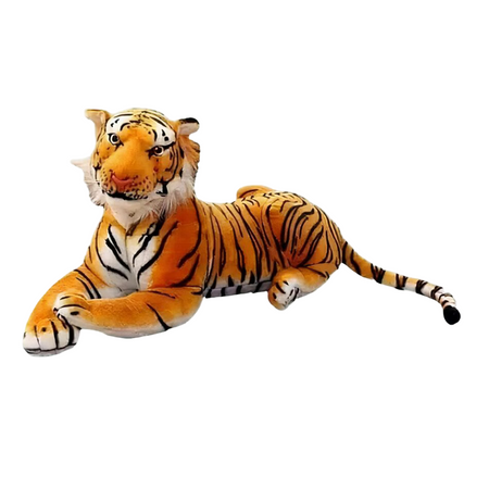 Peluche oreiller tigre marron