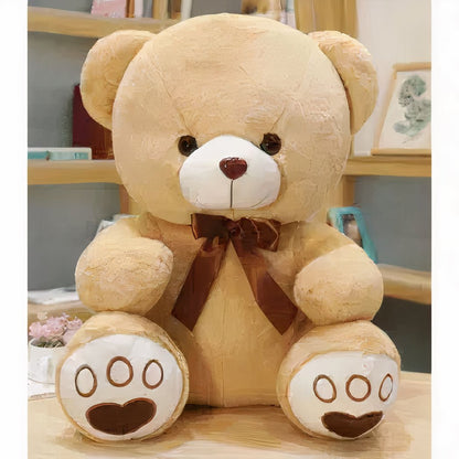 Peluche ours beige à croquer
