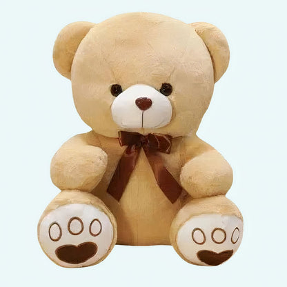 Peluche ours beige à croquer