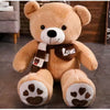 Peluche ours beige pleine d'amour