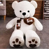 Peluche ours blanc pleine d'amour