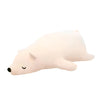 Peluche ours blanc qui dort