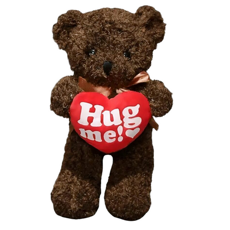 Peluche ours brun gros câlins