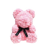 Peluche ours en fleurs rose