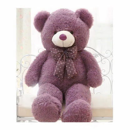 Peluche ours géant violet