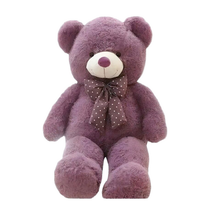 Peluche ours géant violet