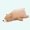 Peluche ours marron qui dort