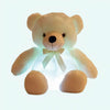 Peluche ours oreiller LED blanche