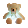 Peluche ours oreiller LED blanche