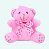 Peluche ours porte-clés rose