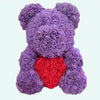 Peluche ours roses violettes coffret collector