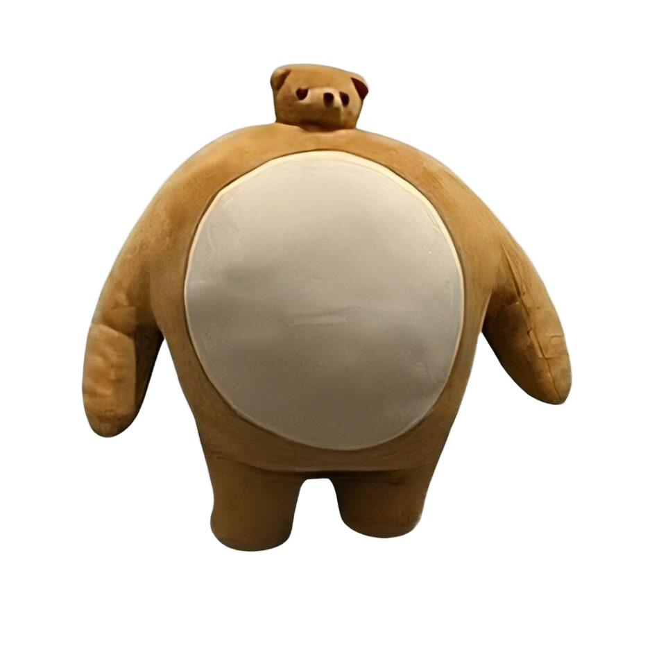 Coussin Ours en peluche