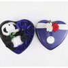 Peluche panda coffret bleu Saint Valentin