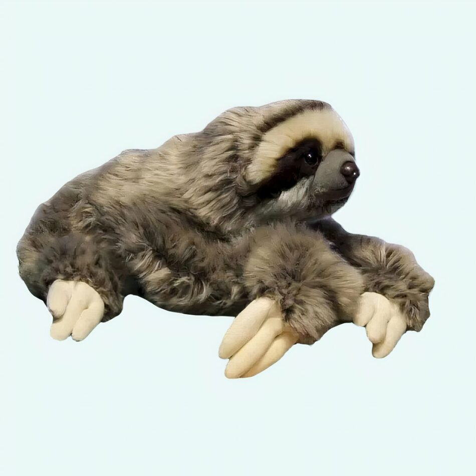 Peluche paresseux poilu
