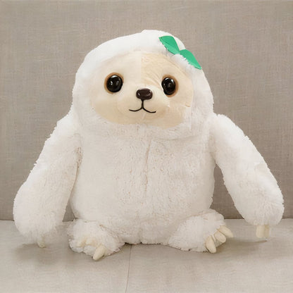 Peluche paresseux très mignon blanc