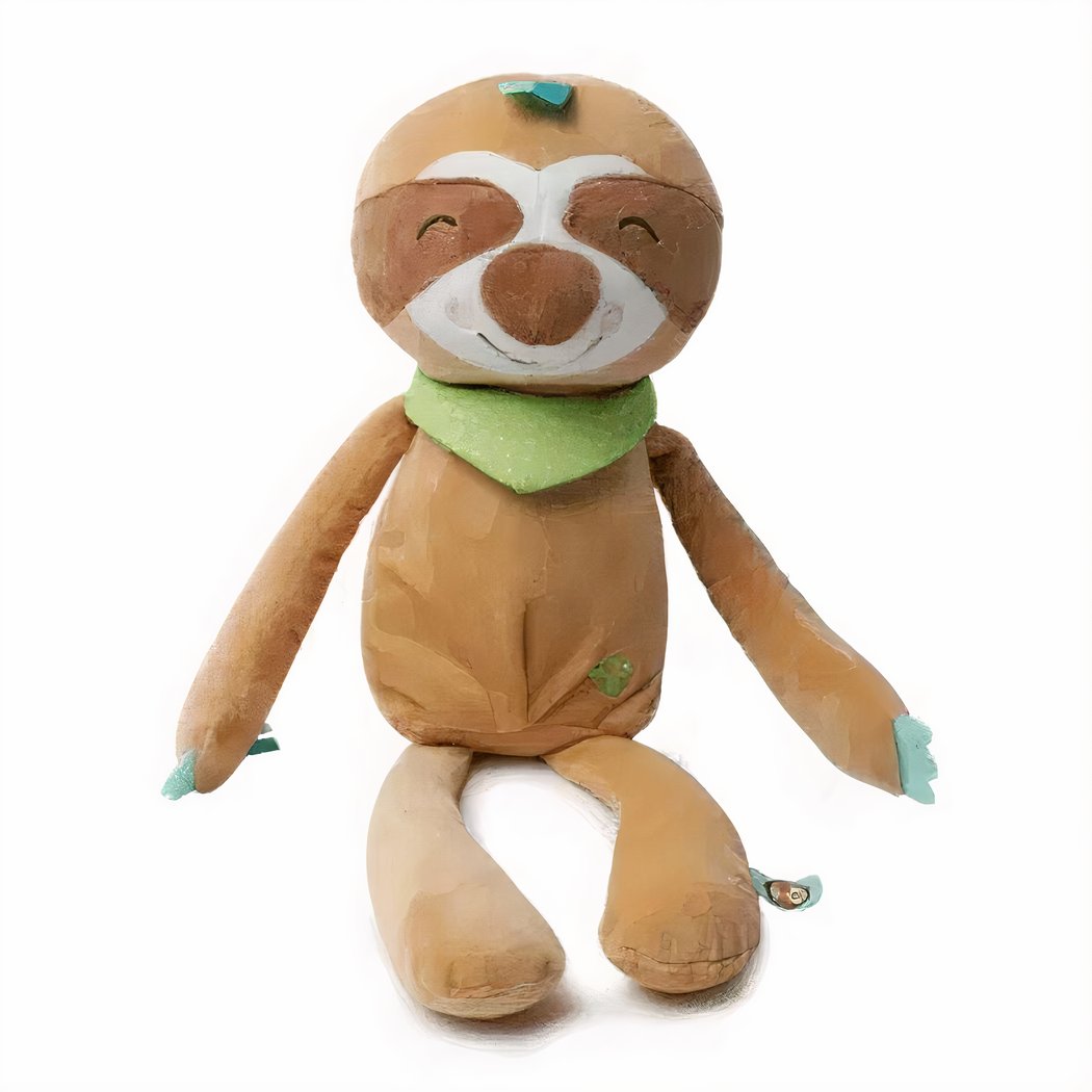 Peluche paresseux veilleuse musicale