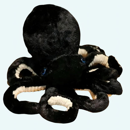 Peluche pieuvre noire trop mignonne
