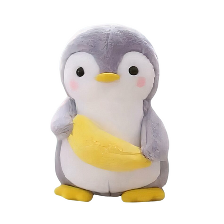 Peluche pingouin banane