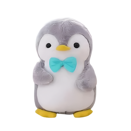 Peluche pingouin nœud papillon