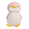 Peluche pingouin rose souriant