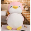 Peluche pingouin rose souriant