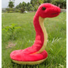 Peluche serpent rouge trop mignon