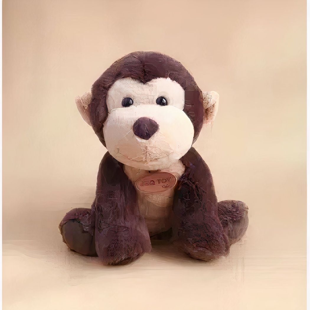 Peluche singe tout doux