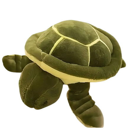 Peluche tortue verte