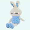 Peluche lapin bleu lumineux