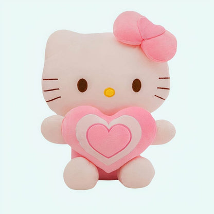 Peluche Hello Kitty avec un cœur