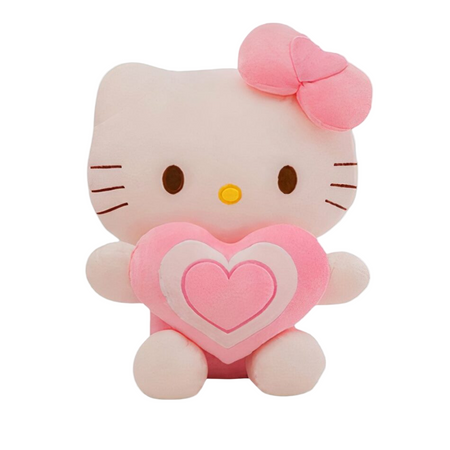 Peluche Hello Kitty avec un cœur