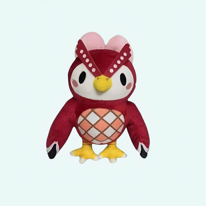 Peluche Hibou bordeaux