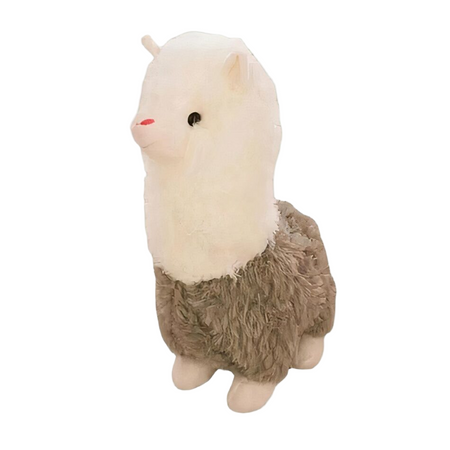 Peluche Lama alpaga marron