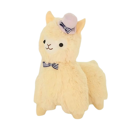 Peluche Monsieur Lama violet