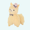 Peluche Monsieur Lama violet