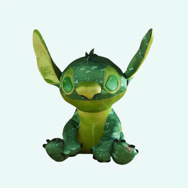 Peluche Stitch colorée en vert pour enfant