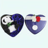 Peluche panda coffret bleu Saint Valentin