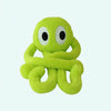 Peluche adorable de pieuvre géante verte