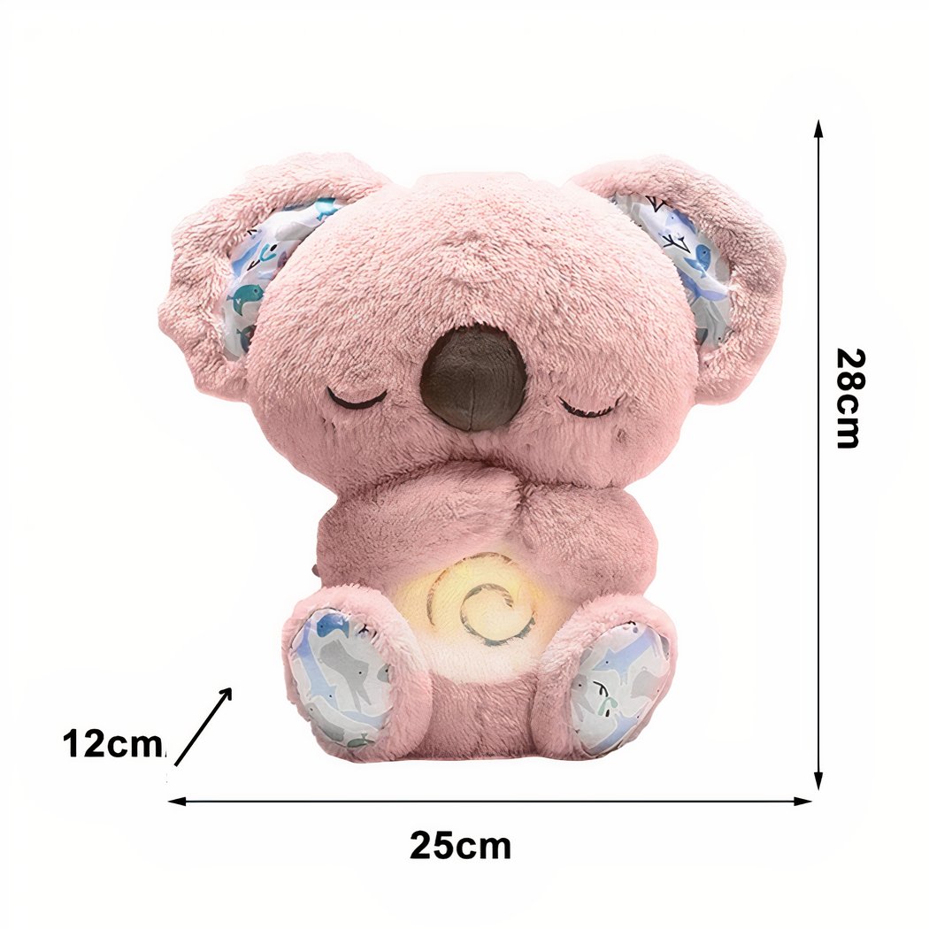 Peluche koala qui respire avec berceuse apaisante
