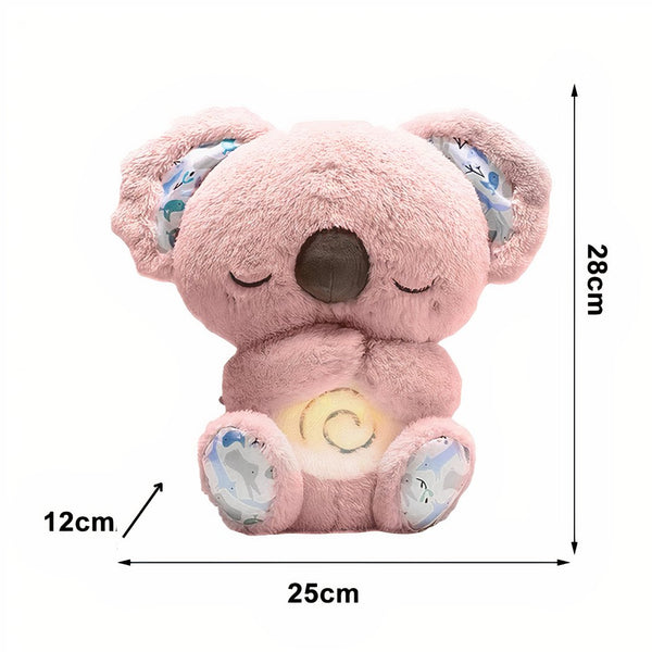 Peluche koala qui respire avec berceuse apaisante