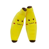 Peluche banane souriante