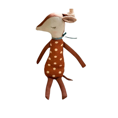 Peluche biche pour nouveau-né